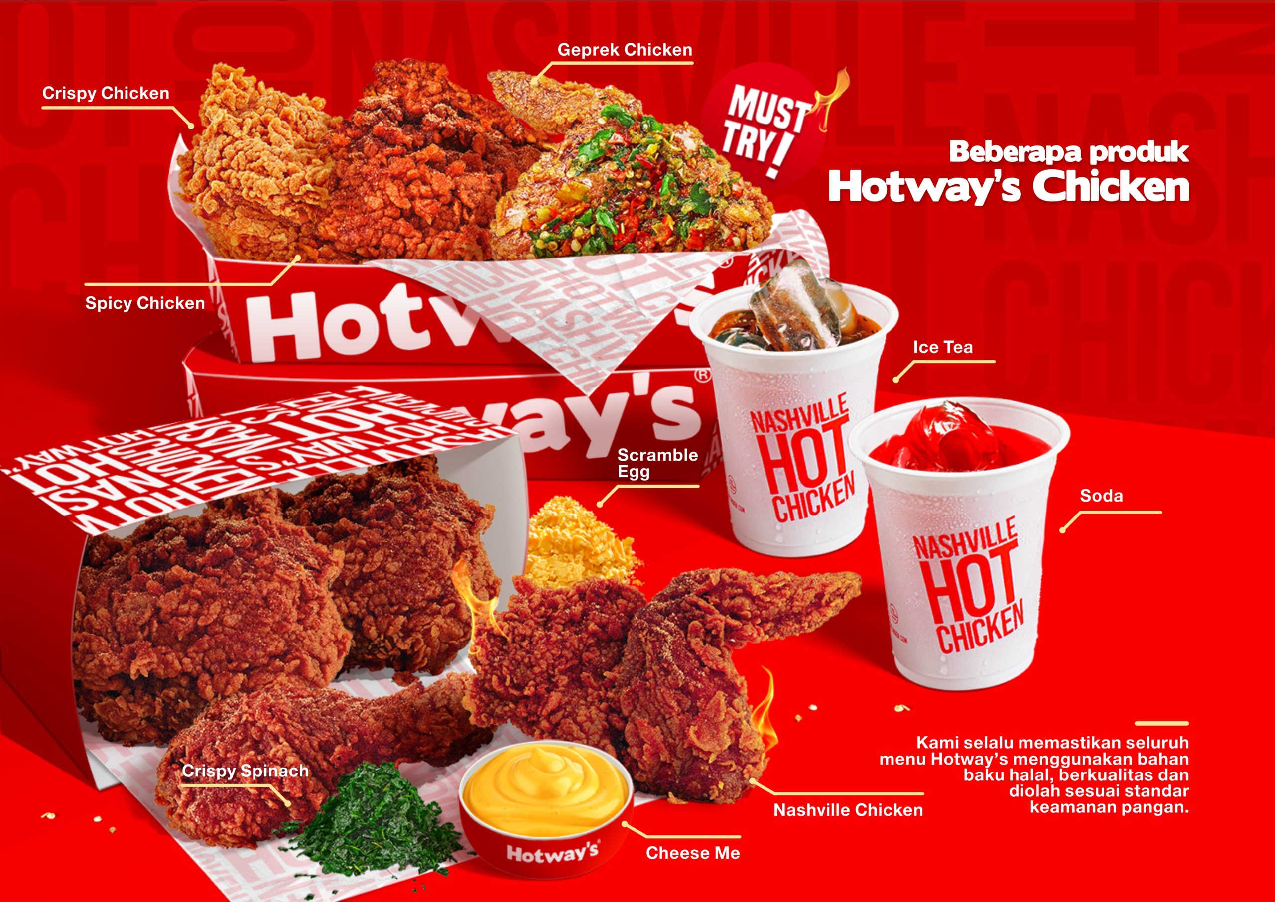 Hotway’s Chicken Hadirkan Sensasi Pedas ala Amerika